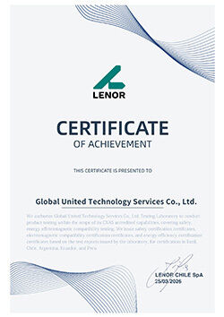 CHINA Global United Technology Services Co.,Ltd. certificaten